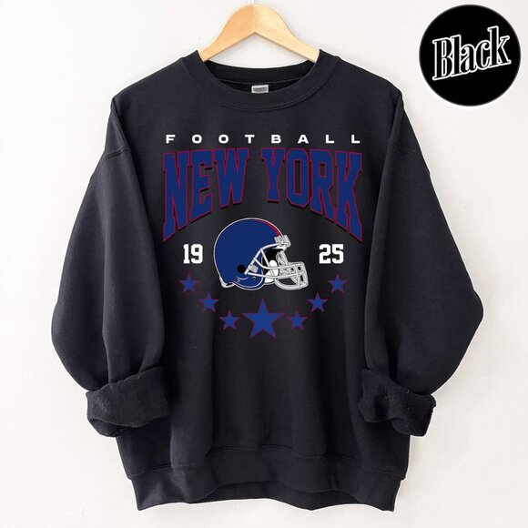 Renee F Tops - New York Football Vintage Style Crewneck Sweatshirt For Fan 159